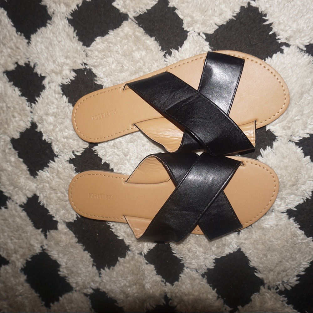 Black Sandals Forever 21